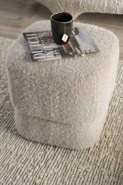 Poef Kelso - taupe - Loft24.nl