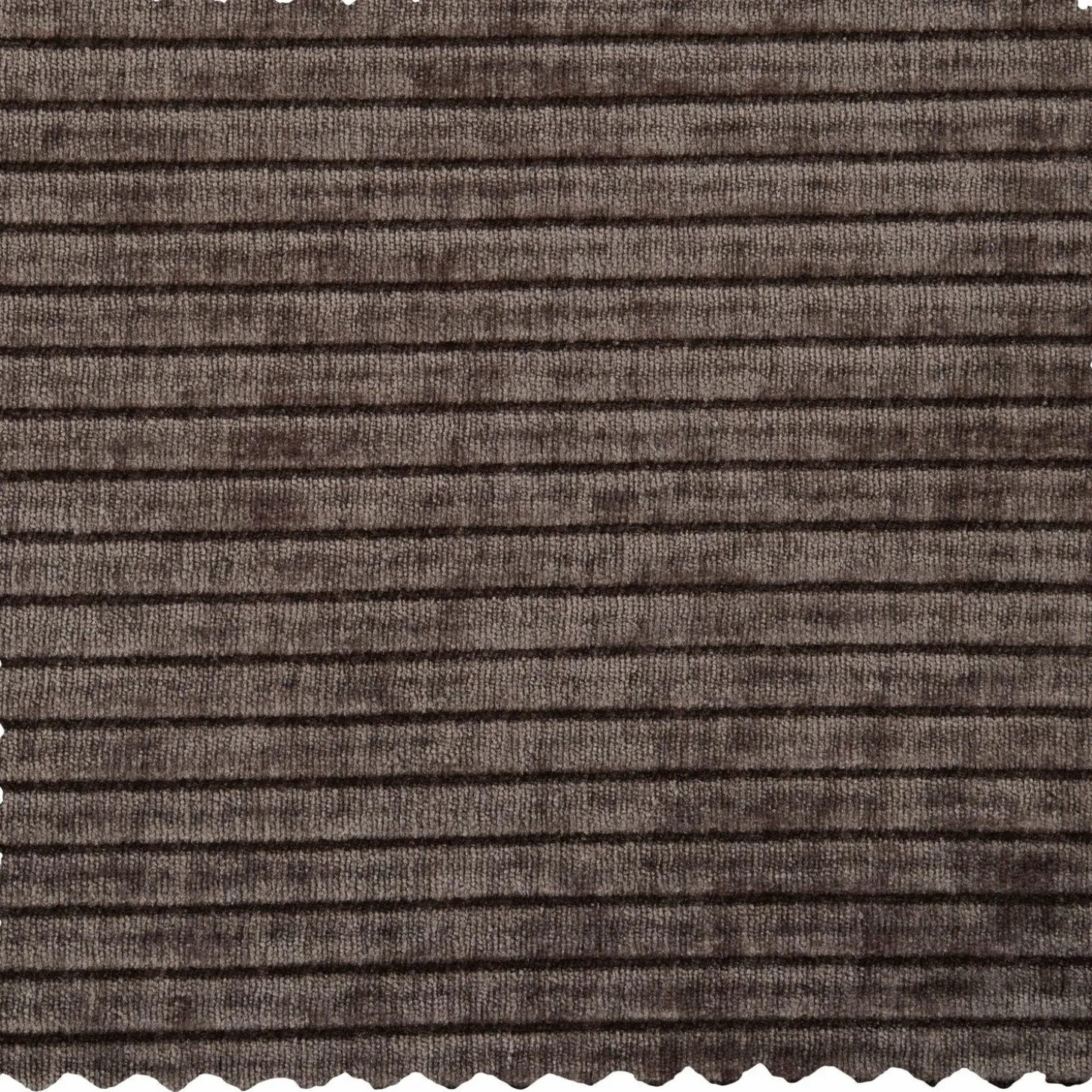 Poef Mojo 45x84x64cm Geweven Ribstof Bruin - Loft24.nl