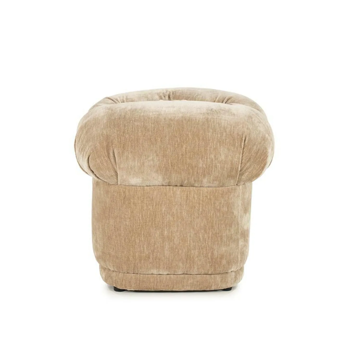 Poef Nook Chenille - Beige - Loft24.nl