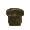 Poef Nook Chenille - Groen - Loft24.nl