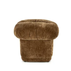 Poef Nook Chenille - Mosterd - Loft24.nl