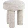 Poef Pommery Chenille - Creme - Loft24.nl