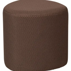 Poef Puuk Mesh Espresso 38x40x40cm - Loft24.nl