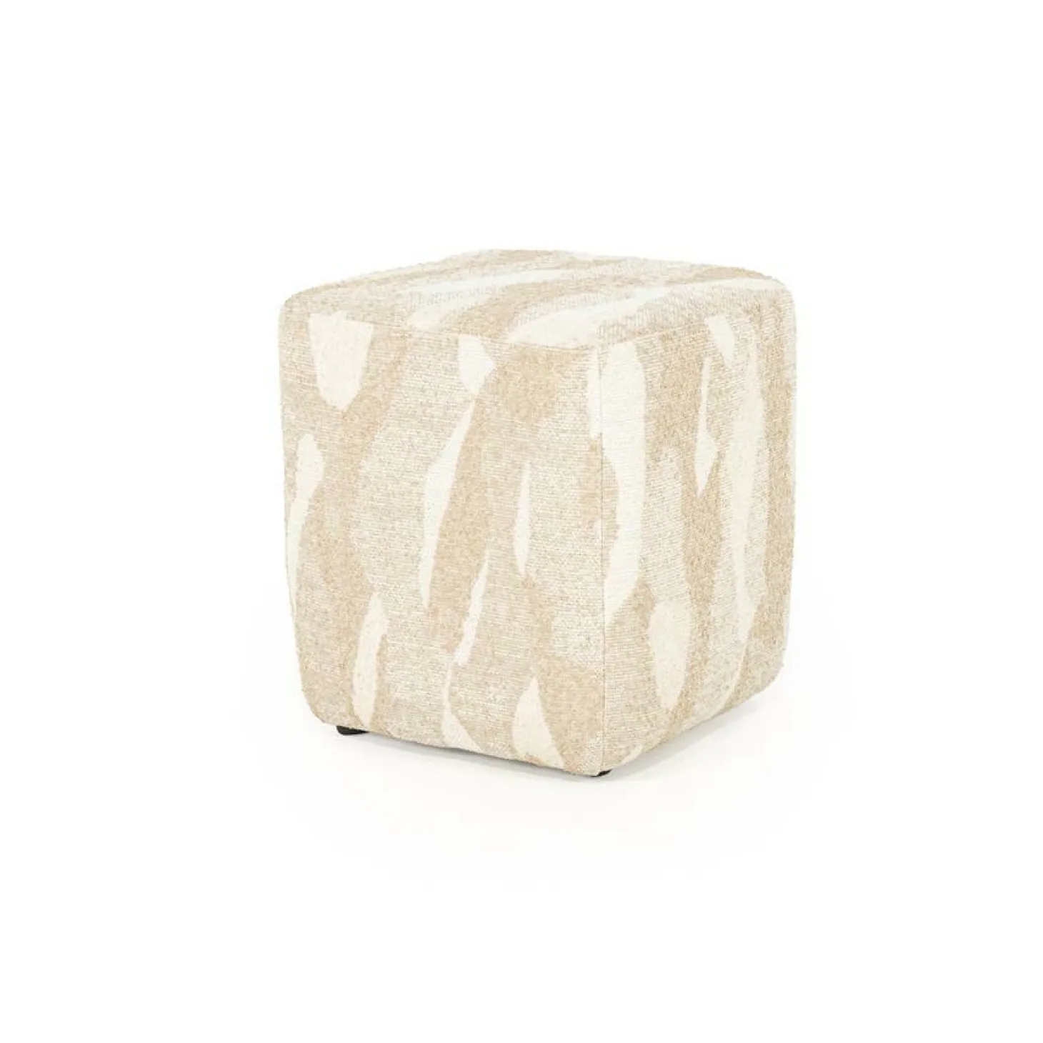 Poef Rytm - Beige 43 x 43cm - Loft24.nl