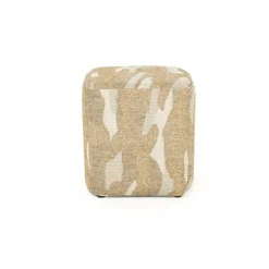 Poef Rytm - Taupe 43 x 43cm - Loft24.nl