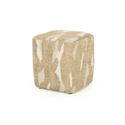 Poef Rytm - Taupe 43 x 43cm - Loft24.nl