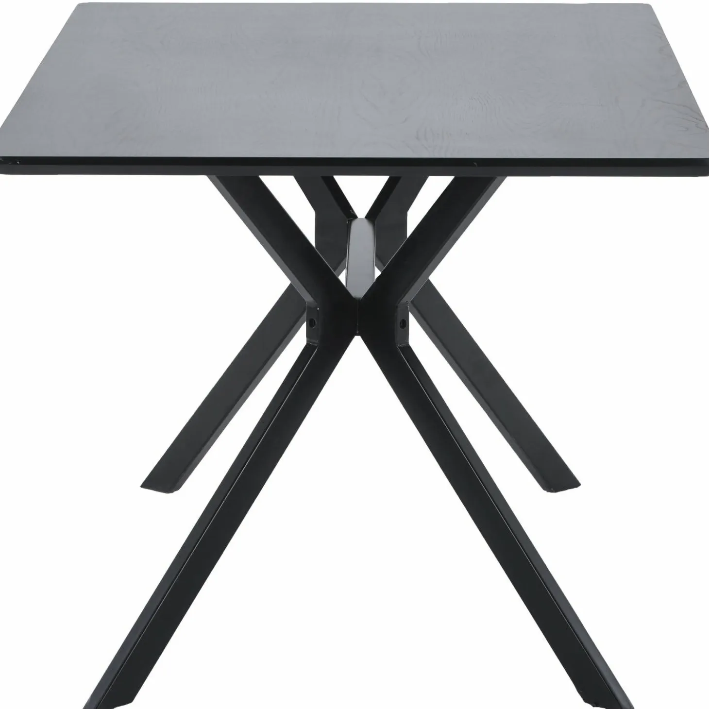 Rechte Eettafel Bruno 200 cm - Zwart - Loft24.nl