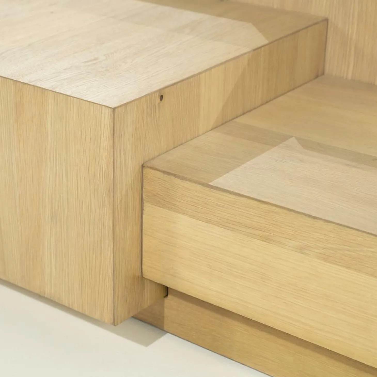 Rechte Salontafel Quinten - naturel 140 x 75 cm - Loft24.nl