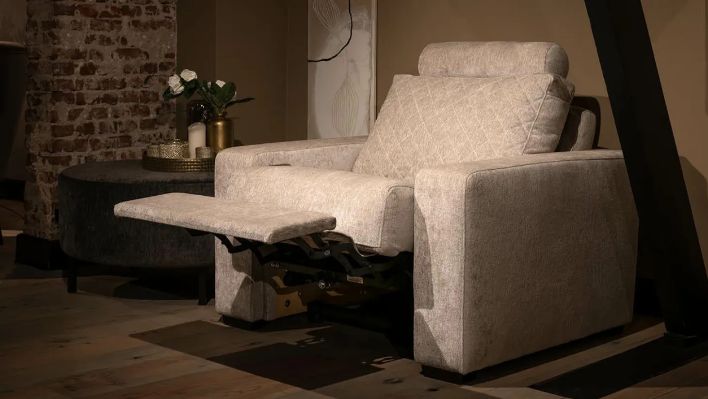 Relaxfauteuil Auxerre Armleuning Large - zelf samenstellen - Loft24.nl