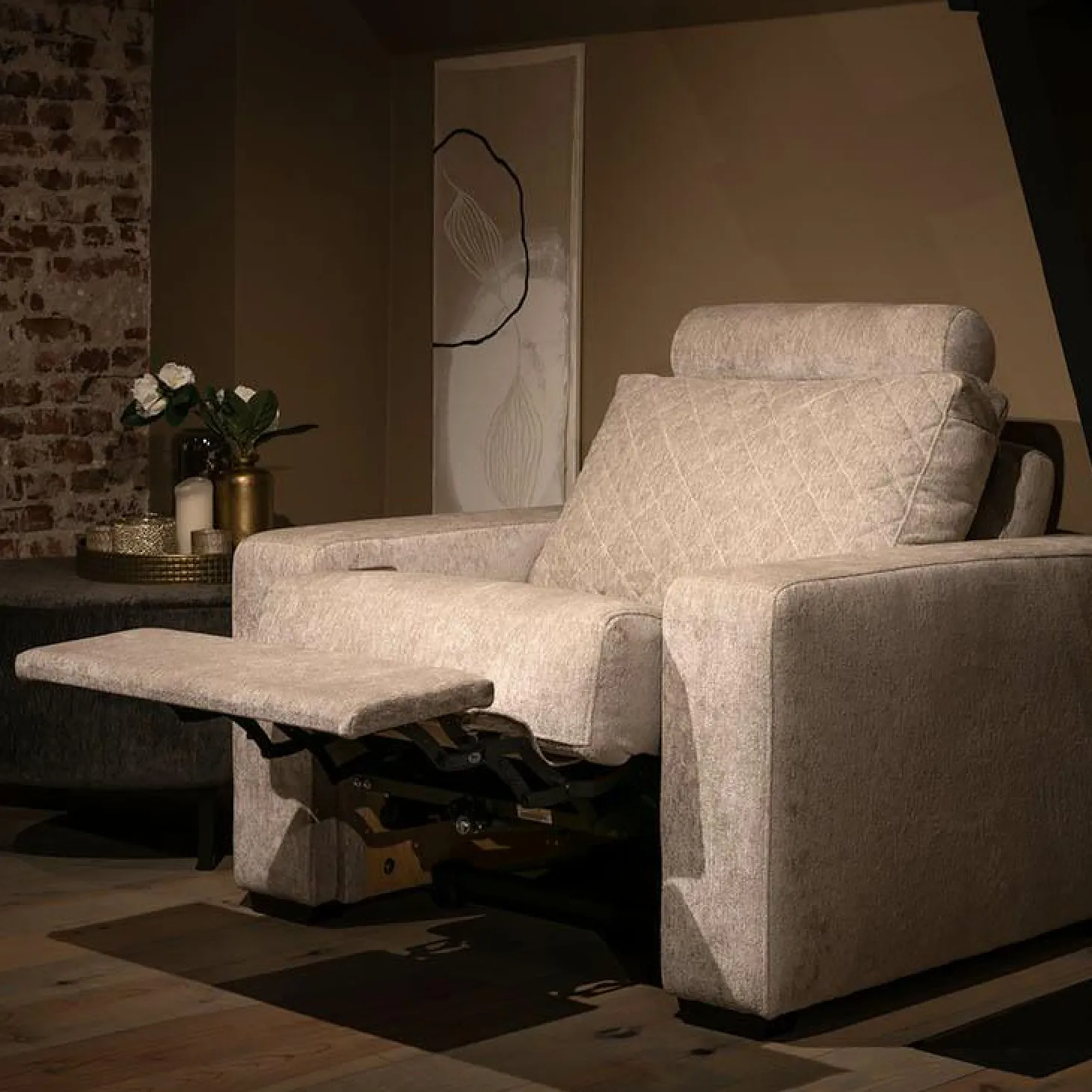 Relaxfauteuil Auxerre Armleuning Large - zelf samenstellen - Loft24.nl