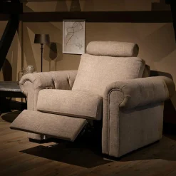 Relaxfauteuil Auxerre Armleuning Rond - zelf samenstellen - Loft24.nl