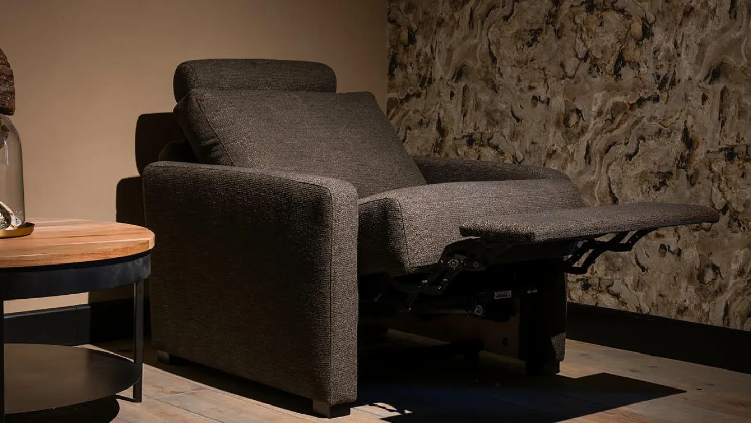 Relaxfauteuil Auxerre Armleuning Small - zelf samenstellen - Loft24.nl