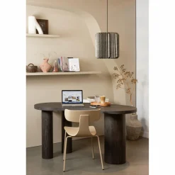 Reza vaas aluminium bruin - Loft24.nl