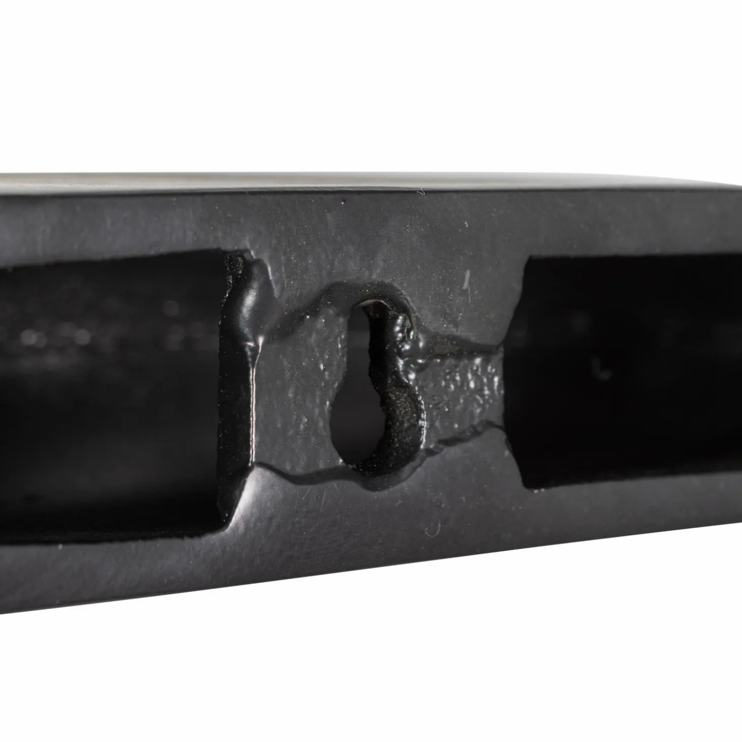 Rock wandplank aluminium zwart 7x60x13cm - Loft24.nl