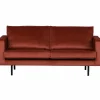Rodeo bank 2,5-zits velvet chestnut - Loft24.nl