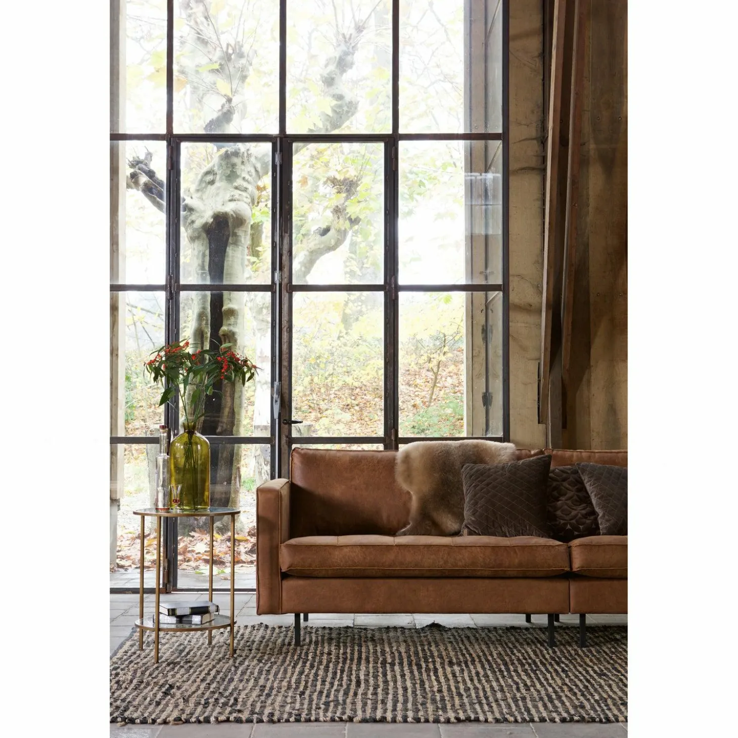 Rodeo classic bank 3-zits cognac - Loft24.nl