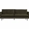 Rodeo classic bank 2,5-zits velvet dark green hunter - Loft24.nl