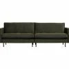 Rodeo classic bank 3-zits velvet dark green hunter - Loft24.nl