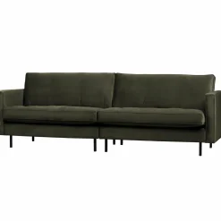 Rodeo classic bank 3-zits velvet dark green hunter - Loft24.nl