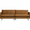 Rodeo classic bank 3-zits velvet honinggeel - Loft24.nl