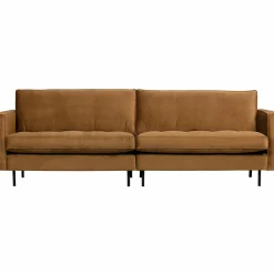 Rodeo classic bank 3-zits velvet honinggeel - Loft24.nl