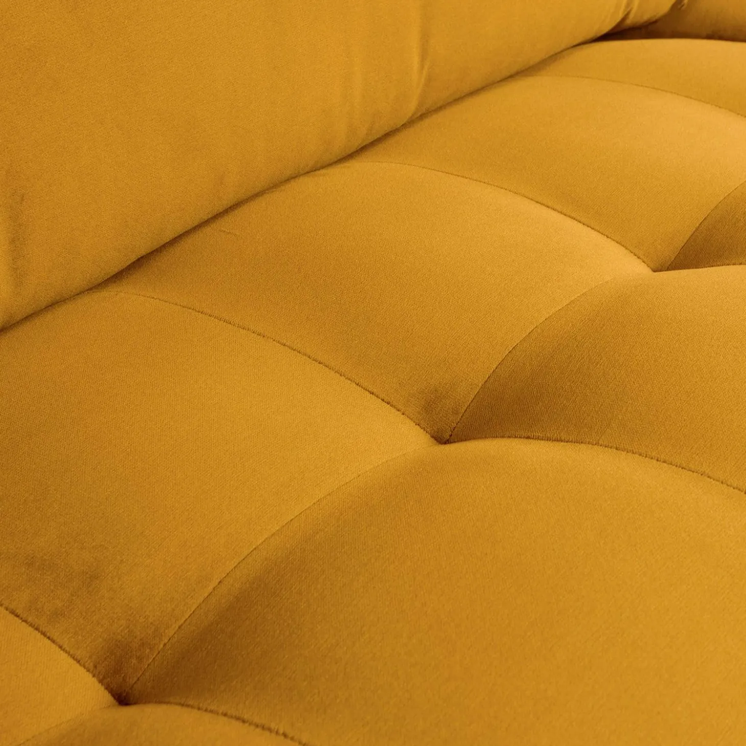Rodeo classic bank 2,5-zits velvet oker - Loft24.nl