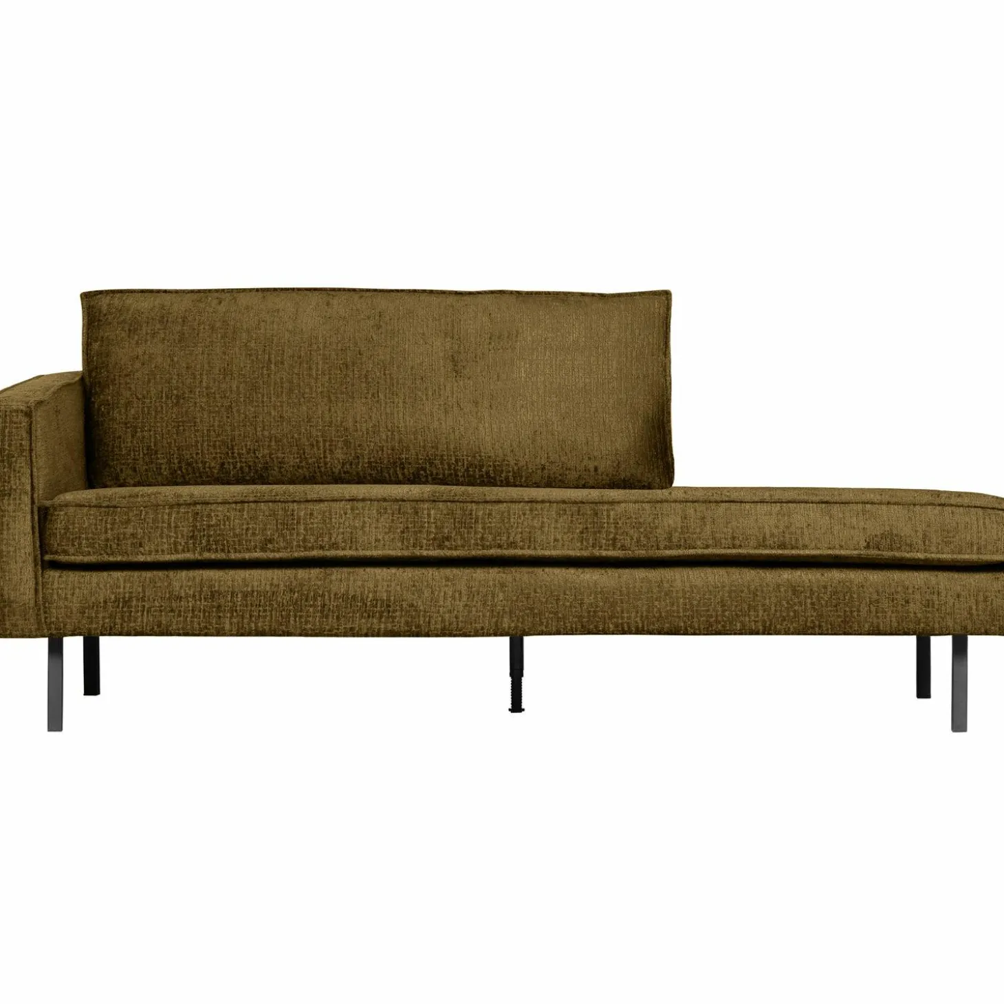 Rodeo daybed left structure velvet brass - Loft24.nl