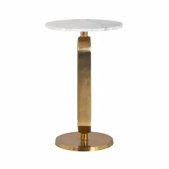 Ronde Bijzettafel Celine Marmer - Ø40 cm - Loft24.nl