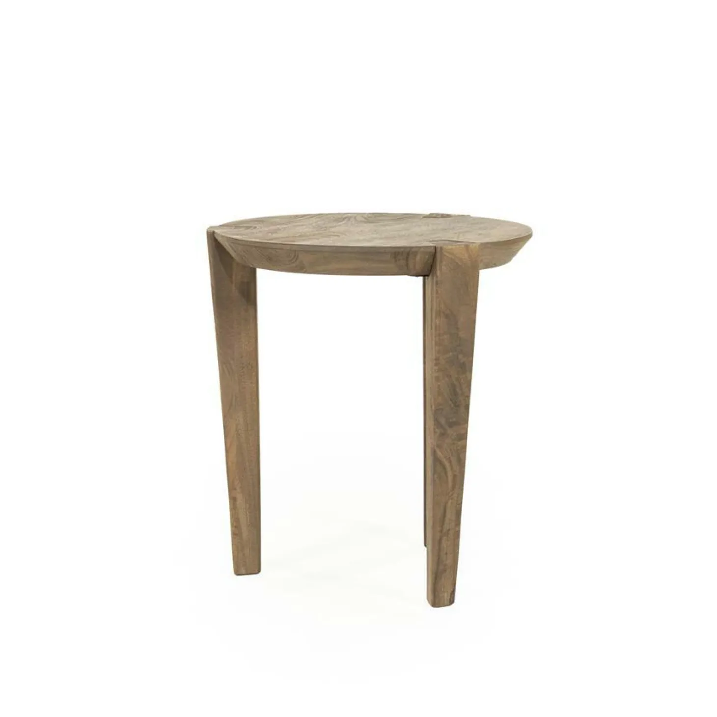 Ronde Bijzettafel Davina Mangohout 40cm - Loft24.nl