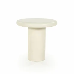 Ronde Bijzettafel Jade Magnesium oxide - 45 cm - Loft24.nl