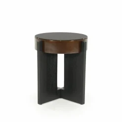 Ronde Bijzettafel Juliet 40cm - Bruin - Loft24.nl