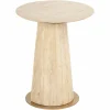 Ronde Bijzettafel Kibo Marmer Ø45 cm - Loft24.nl
