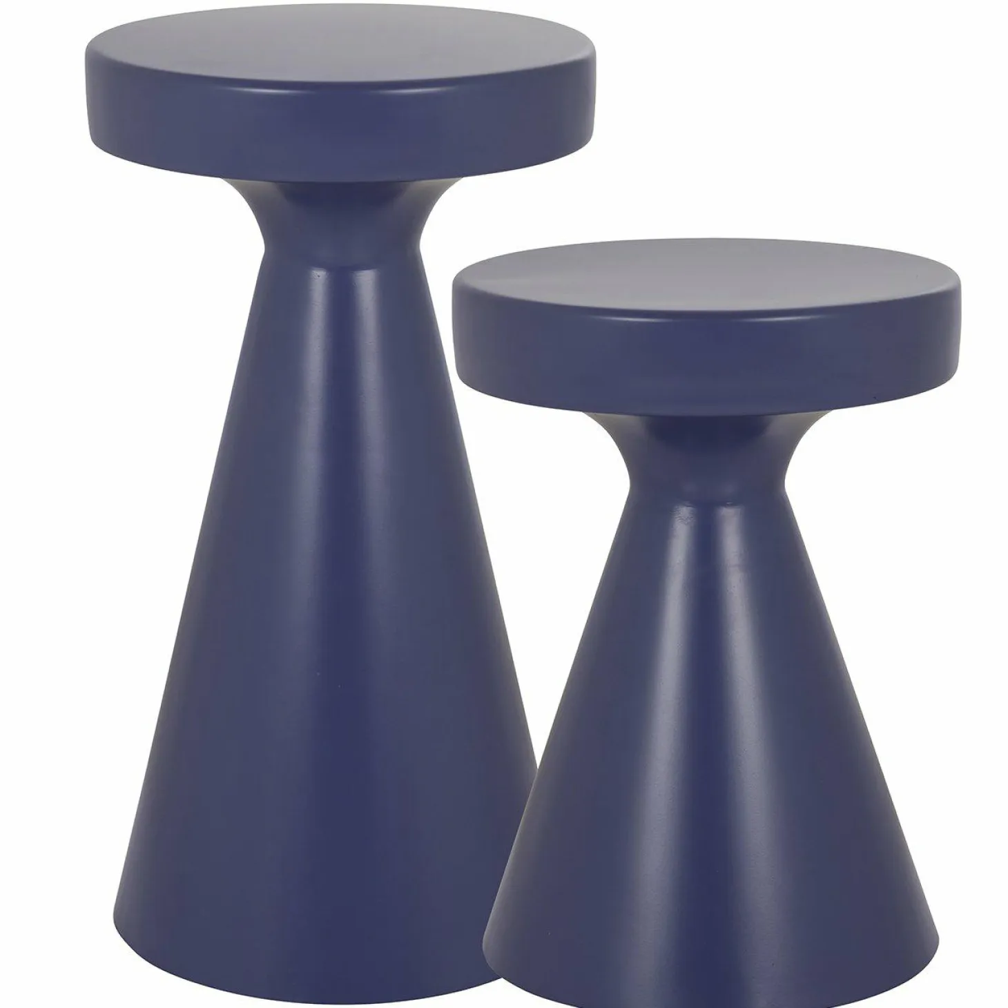 Ronde Bijzettafel Kimble 41 cm hoog - Paars - Loft24.nl