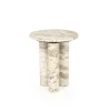 Ronde Bijzettafel Marmo Marmer 40cm - Loft24.nl