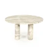Ronde Bijzettafel Marmo Marmer 70cm - Loft24.nl