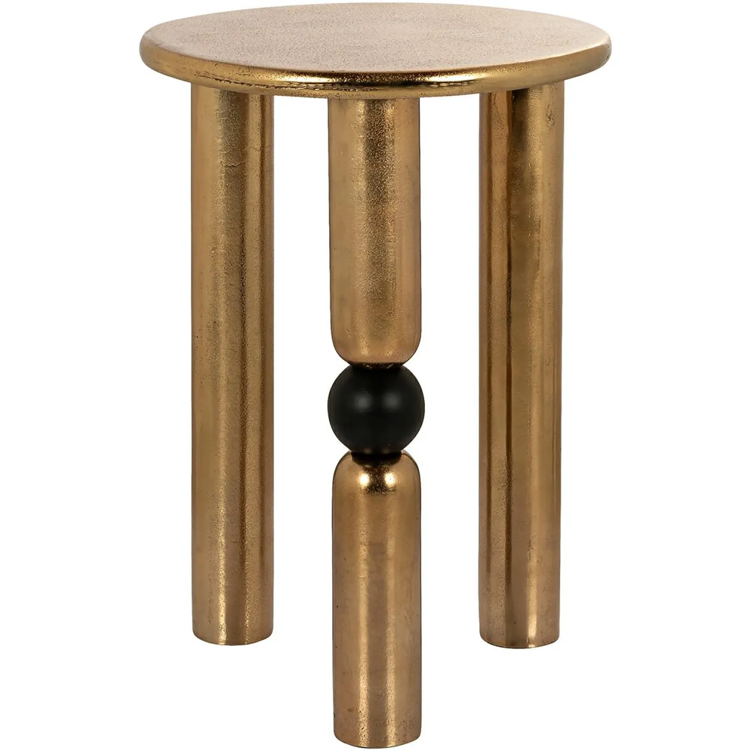 Ronde Bijzettafel Marshall Ø38 cm - Goud - Loft24.nl
