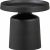 Ronde Bijzettafel Peer 49cm - Zwart - Loft24.nl