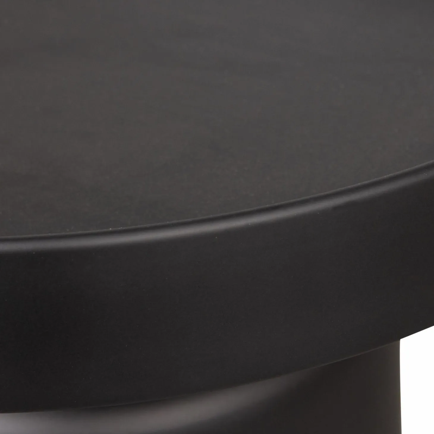 Ronde Bijzettafel Peer 49cm - Zwart - Loft24.nl