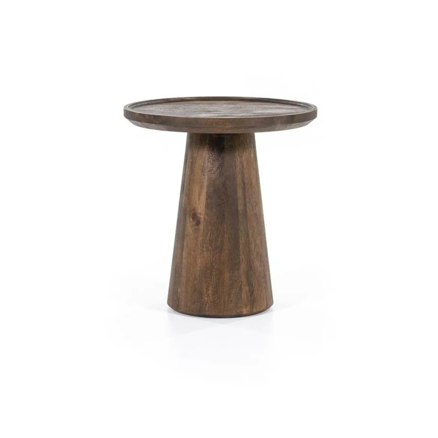 Ronde Bijzettafel Ron Mangohout - Bruin - Loft24.nl