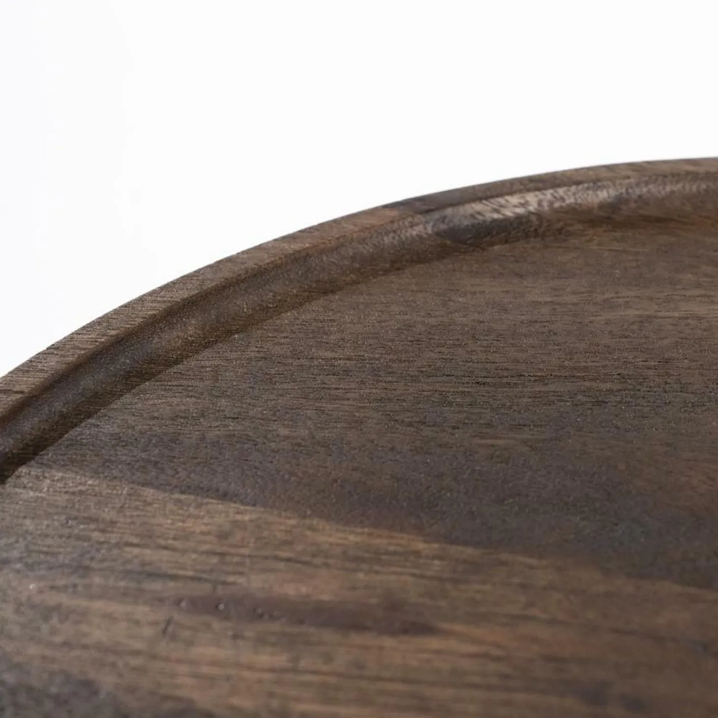 Ronde Bijzettafel Ron Mangohout - Bruin - Loft24.nl