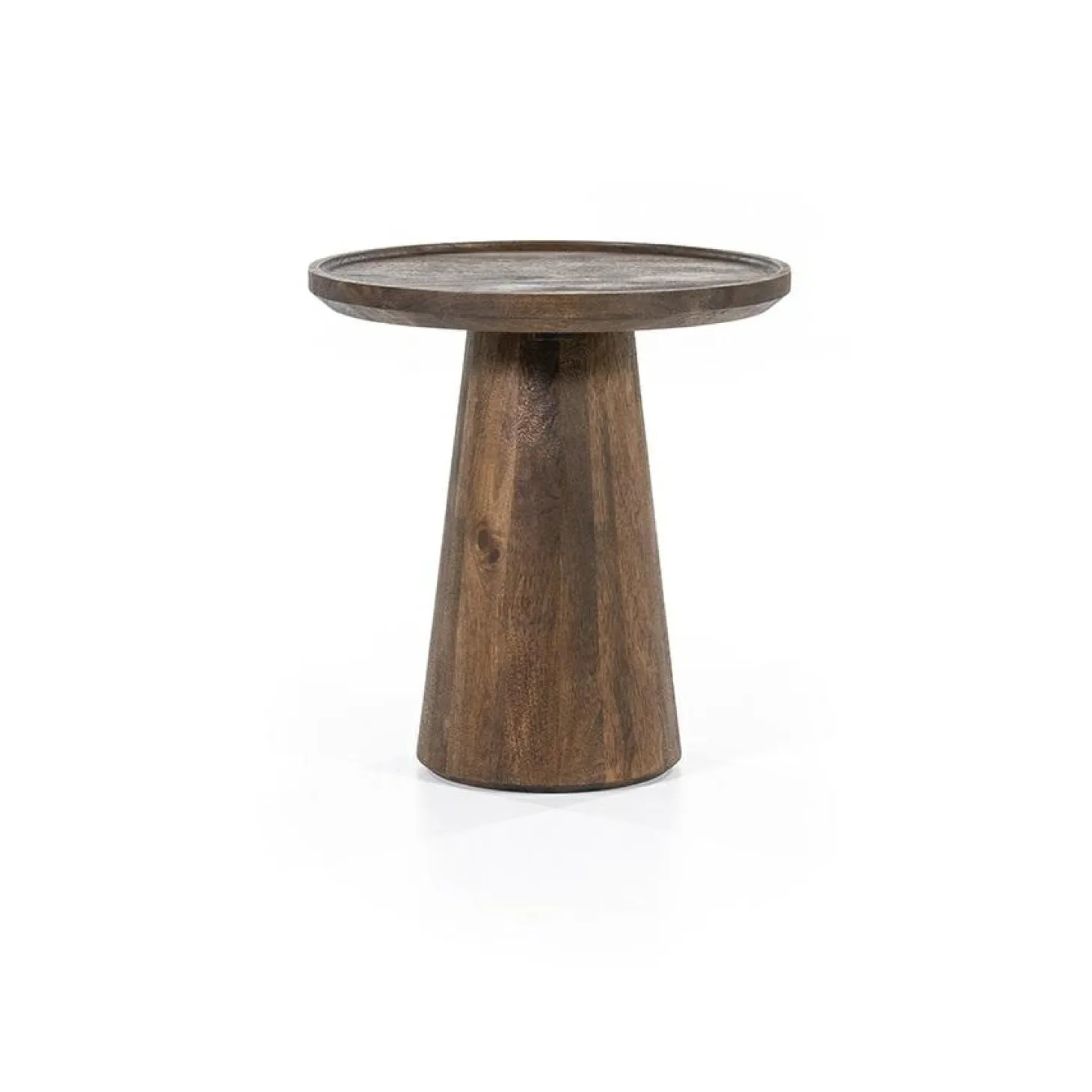 Ronde Bijzettafel Ron Mangohout - Bruin - Loft24.nl