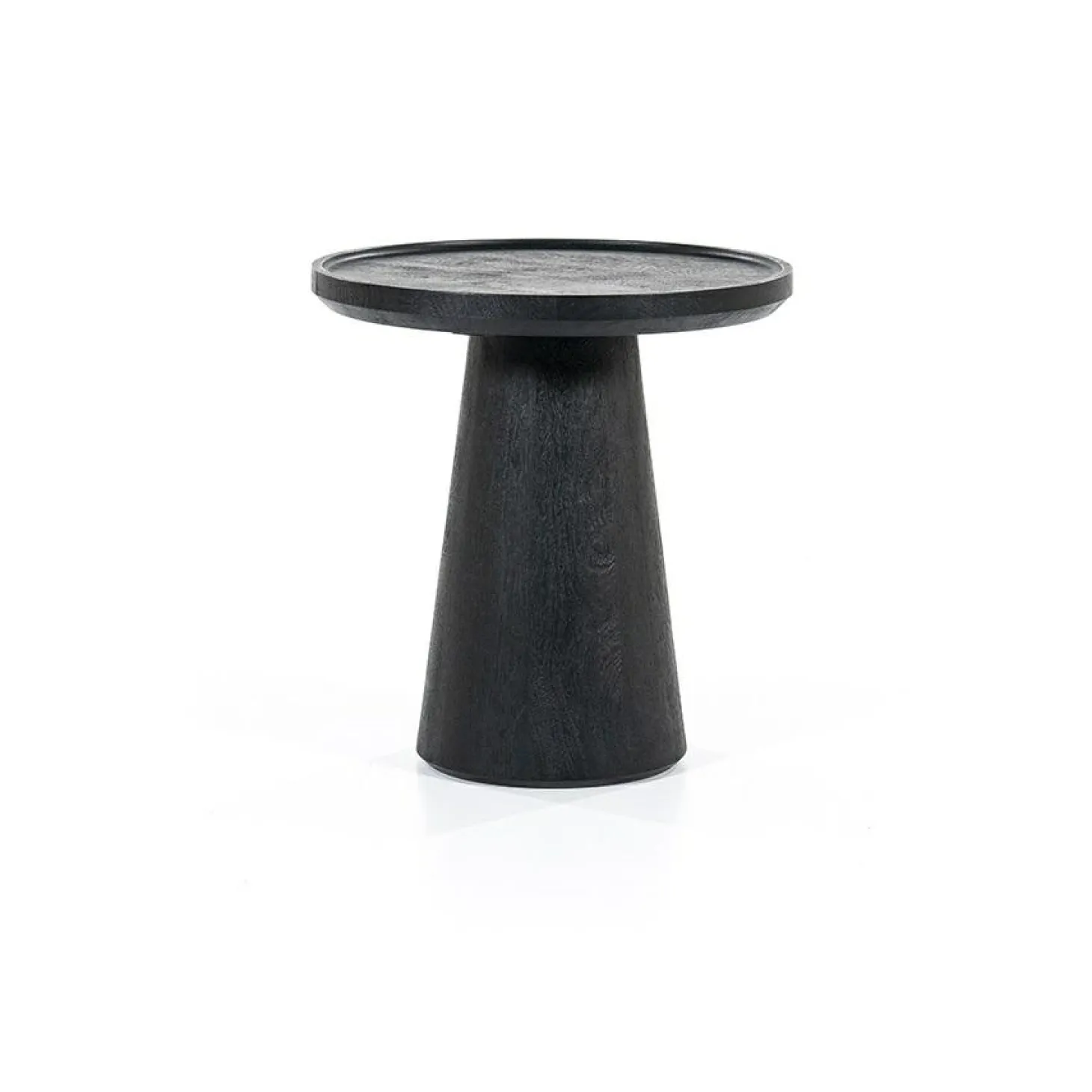 Ronde Bijzettafel Ron Mangohout - Zwart - Loft24.nl