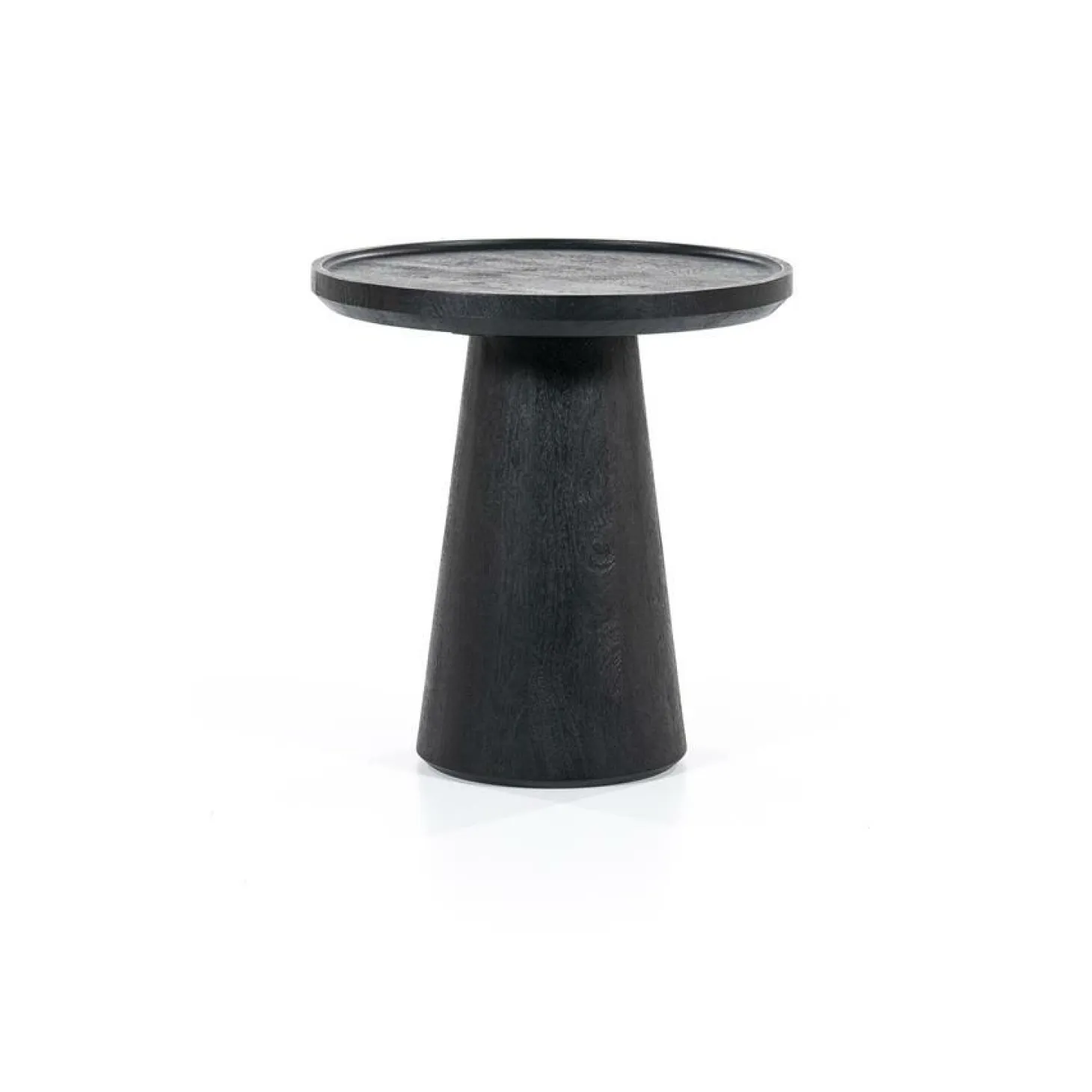 Ronde Bijzettafel Ron Mangohout - Zwart - Loft24.nl