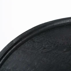 Ronde Bijzettafel Ron Mangohout - Zwart - Loft24.nl