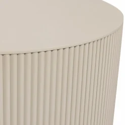 Ronde Bijzettafel Sanne 60cm Antique Beige - Loft24.nl