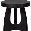 Ronde Bijzettafel Tala 45cm Zwart - Loft24.nl