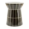Ronde Bijzettafel TileTastic Aardewerk 38cm - Bruin - Loft24.nl