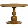 Ronde Eettafel Blanco Mangohout, 120cm, kleur Honing Geel - Loft24.nl