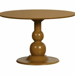 Ronde Eettafel Blanco Mangohout, 120cm, kleur Honing Geel - Loft24.nl