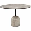 Ronde Eettafel Duncan Marmer Ø120cm - Wit - Loft24.nl